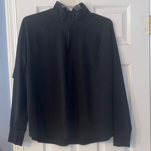 Ideology Black Logo Active Top NWOT
